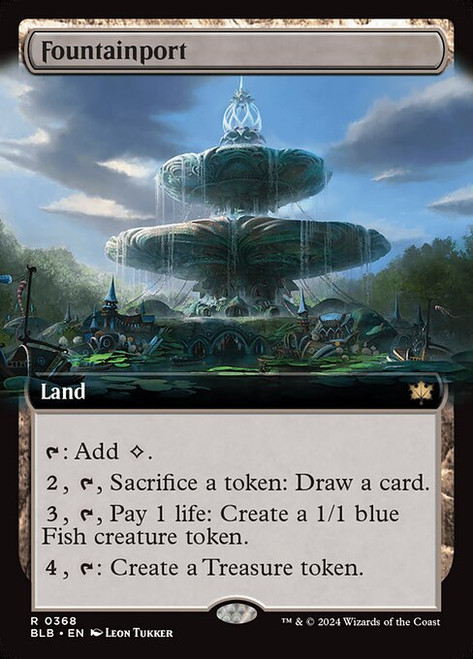 Fountainport (BLB) (Foil) (Extended Art) (#368)