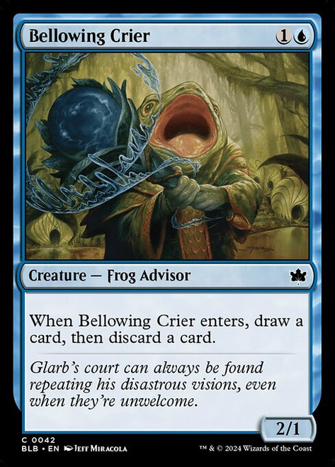 Bellowing Crier (BLB) (Foil) (#42)