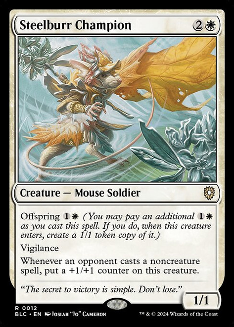 Steelburr Champion (BLC) (#12)
