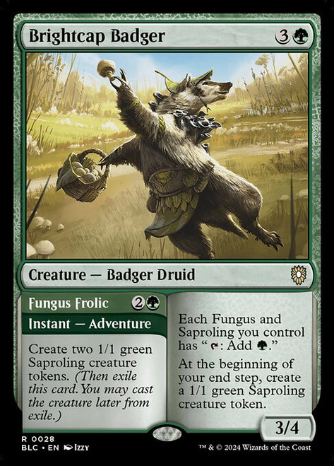 Brightcap Badger // Fungus Frolic (BLC) (#28)