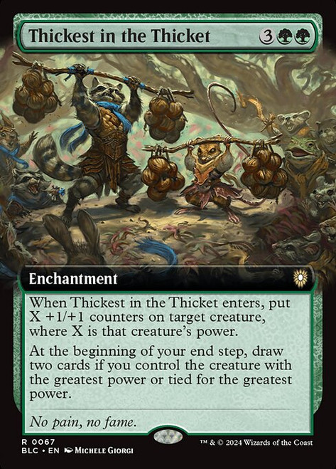 Thickest in the Thicket (BLC) (Foil) (#67)