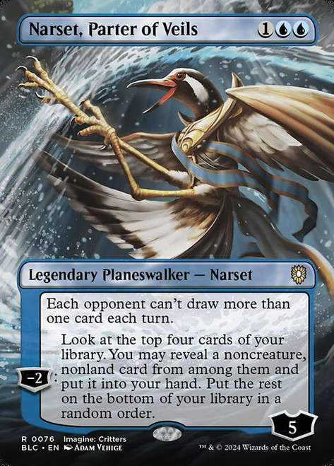 Narset, Parter of Veils (BLC) (Foil) (Borderless) (#76)