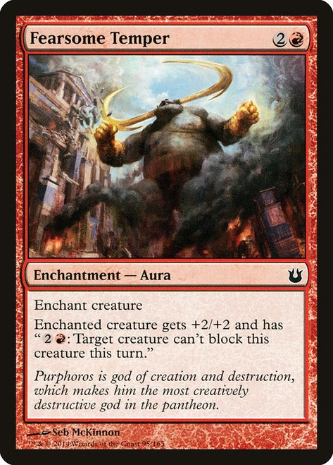 Fearsome Temper (BNG) (Foil) (#95)