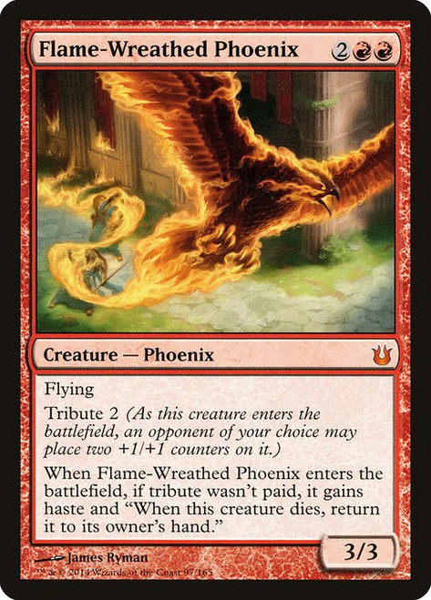 Flame-Wreathed Phoenix (BNG) (Foil) (#97)