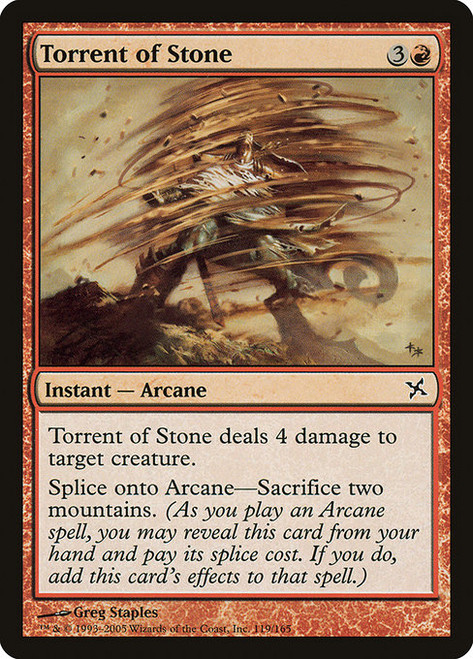 Torrent of Stone (BOK) (Foil) (#119)