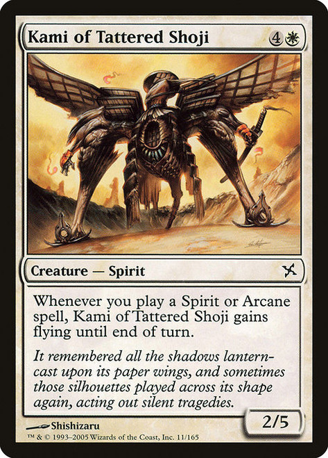 Kami of Tattered Shoji (BOK) (Foil) (#11)