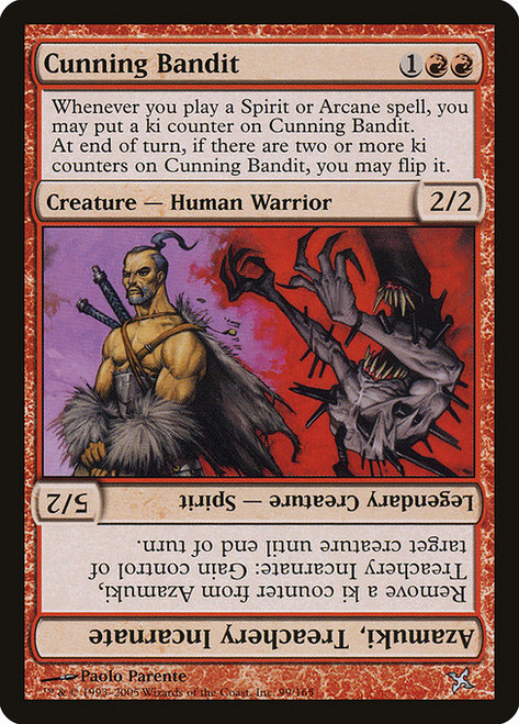 Cunning Bandit // Azamuki, Treachery Incarnate (BOK) (#99)