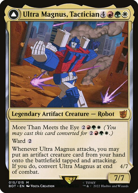 Ultra Magnus, Tactician // Ultra Magnus, Armored Carrier (BOT) (Foil) (#15)