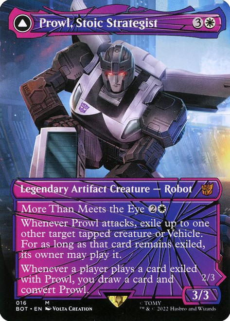 Prowl, Stoic Strategist // Prowl, Pursuit Vehicle (BOT) (Borderless) (#16)