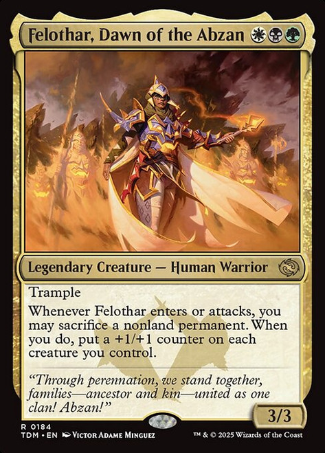 Felothar, Dawn of the Abzan (TDM) (Foil) (#184)