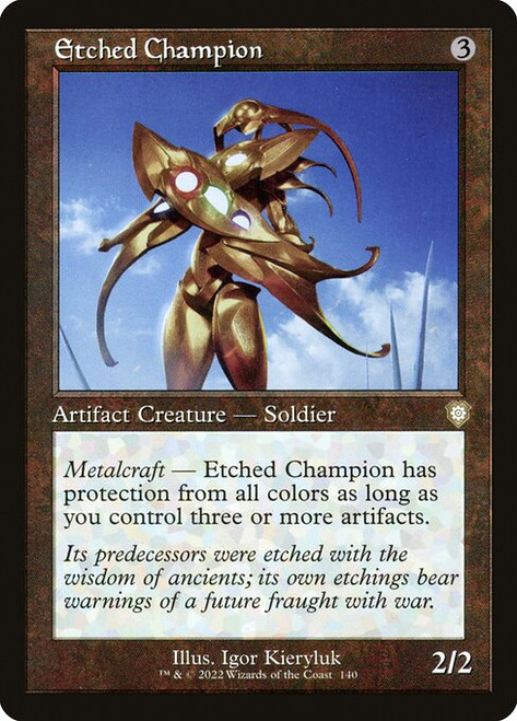 Etched Champion (BRC) (#140)