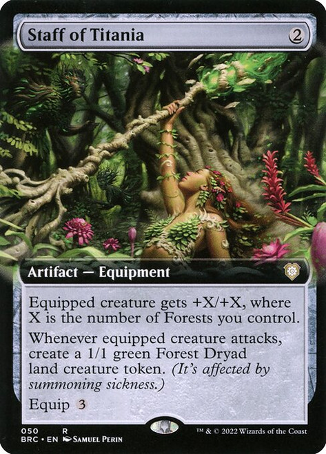 Staff of Titania (BRC) (Extended Art) (#50)