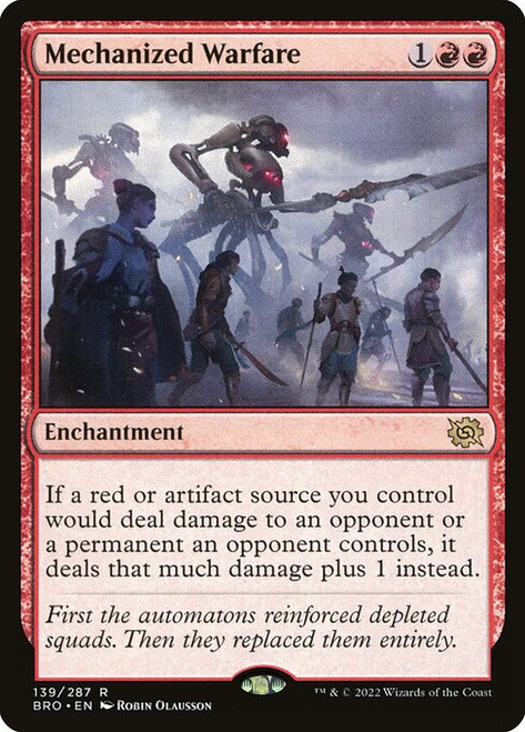 Mechanized Warfare (BRO) (Foil) (#139)