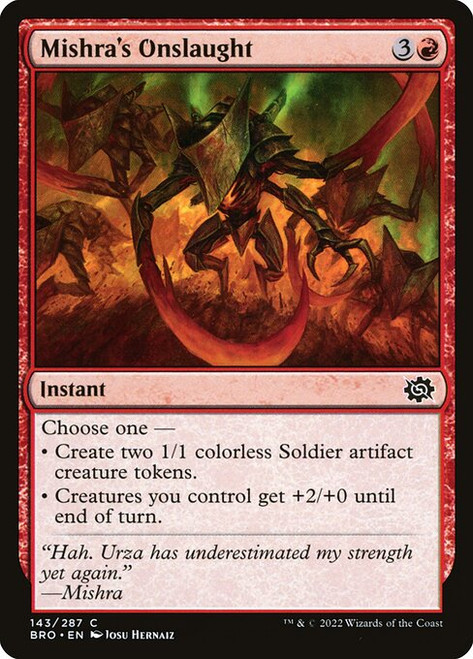 Mishra's Onslaught (BRO) (#143)