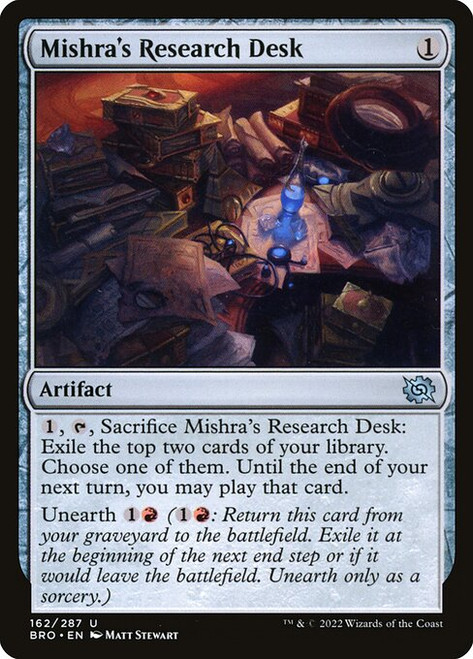Mishra's Research Desk (BRO) (Foil) (#162)