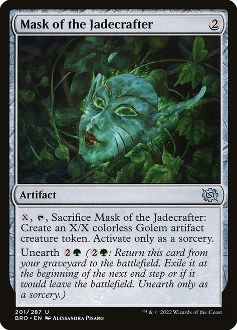 Mask of the Jadecrafter (BRO) (Foil) (#201)