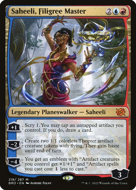 Saheeli, Filigree Master (BRO) (Foil) (#219)