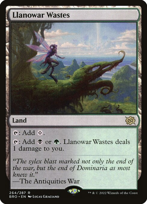 Llanowar Wastes (BRO) (Foil) (#264)