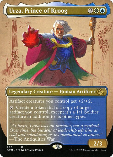 Urza, Prince of Kroog (BRO) (Borderless) (#296)