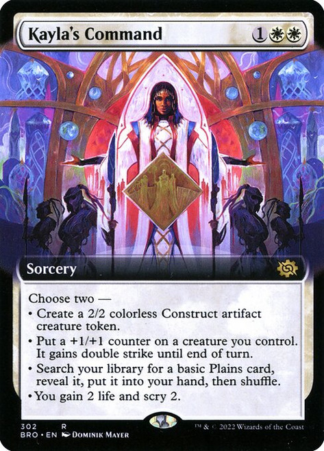 Kayla's Command (BRO) (Foil) (Extended Art) (#302)
