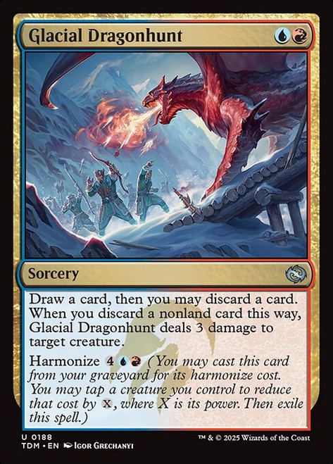 Glacial Dragonhunt (TDM) (Foil) (#188)