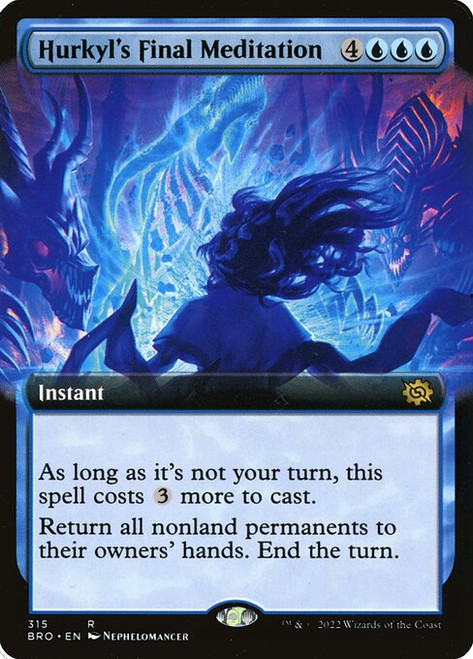 Hurkyl's Final Meditation (BRO) (Foil) (Extended Art) (#315)