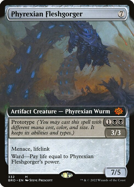 Phyrexian Fleshgorger (BRO) (Extended Art) (#332)