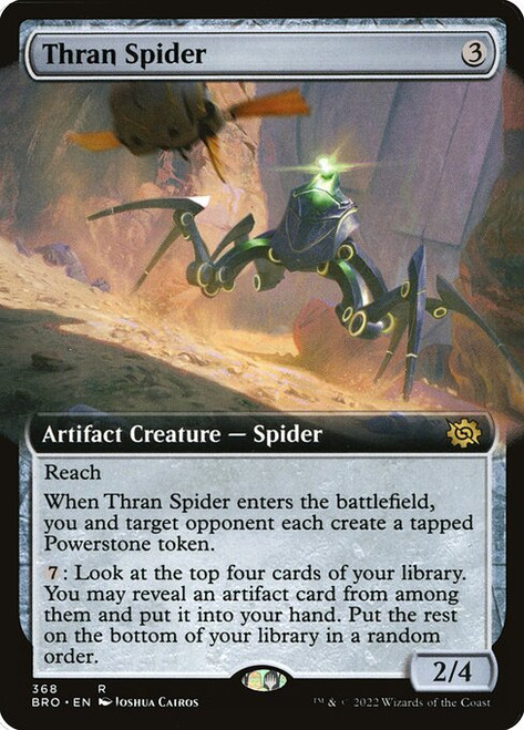 Thran Spider (BRO) (Foil) (Extended Art) (#368)