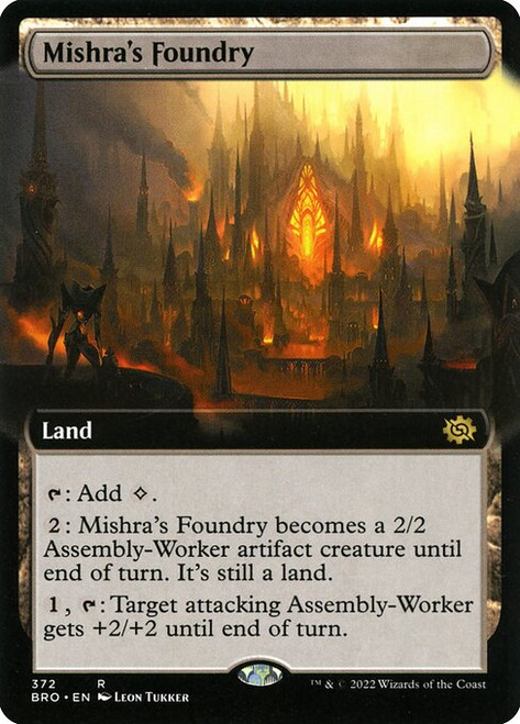 Mishra's Foundry (BRO) (Foil) (Extended Art) (#372)