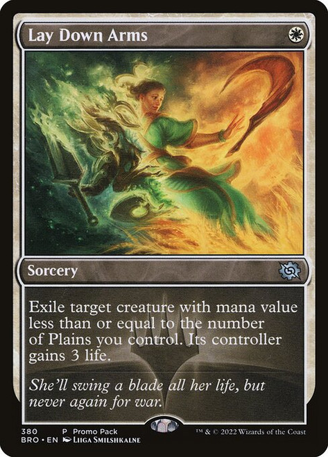 Lay Down Arms (BRO) (Foil) (#380)