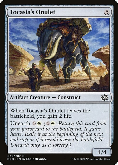 Tocasia's Onulet (BRO) (Foil) (#39)