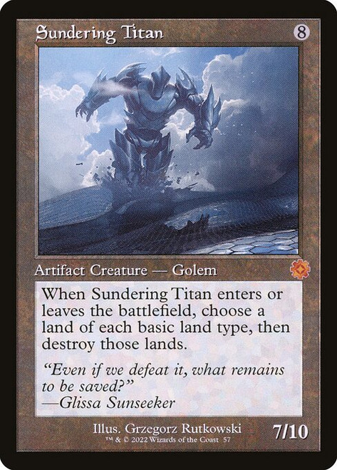 Sundering Titan (BRR) (Foil) (#57)