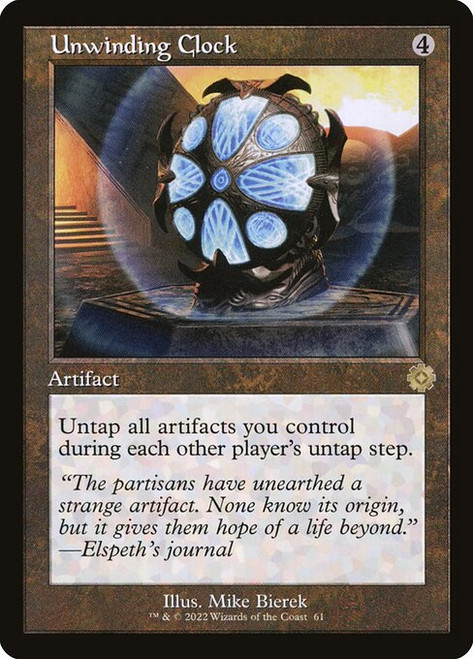 Unwinding Clock (BRR) (Foil) (#61)