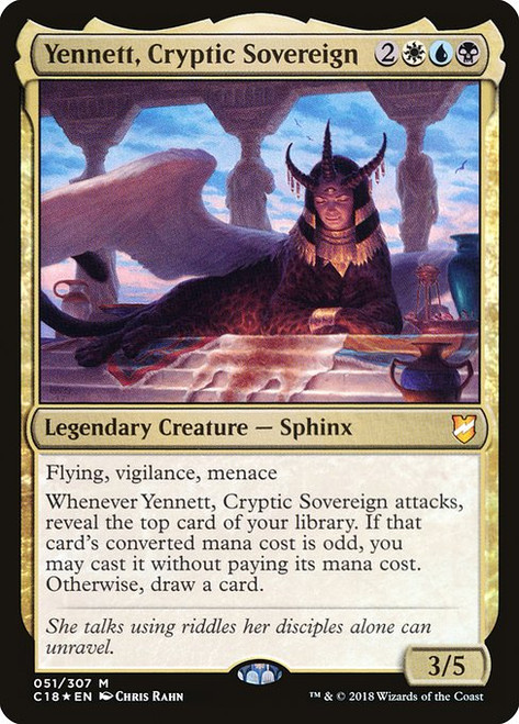 Yennett, Cryptic Sovereign (C18) (Foil) (#51)