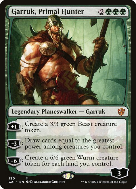 Garruk, Primal Hunter (C21) (#190)
