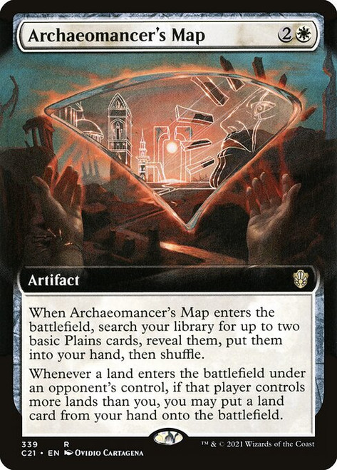 Archaeomancer's Map (C21) (Extended Art) (#339)
