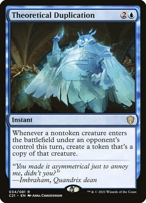 Theoretical Duplication (C21) (#34)
