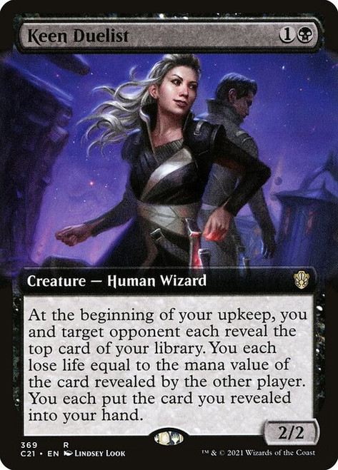 Keen Duelist (C21) (Extended Art) (#369)