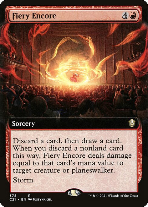 Fiery Encore (C21) (Extended Art) (#378)