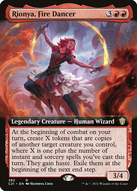 Rionya, Fire Dancer (C21) (Extended Art) (#382)