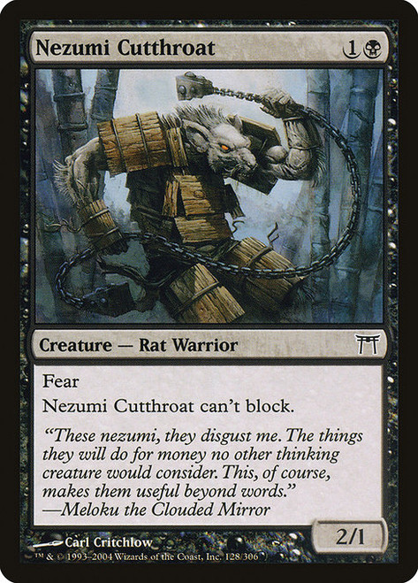 Nezumi Cutthroat (CHK) (Foil) (#128)
