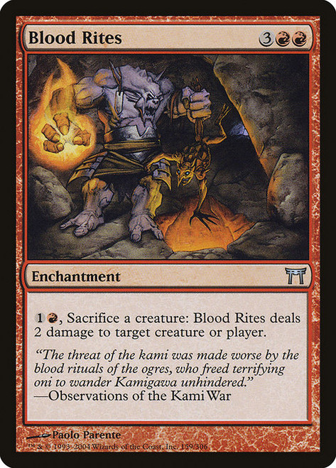 Blood Rites (CHK) (Foil) (#159)