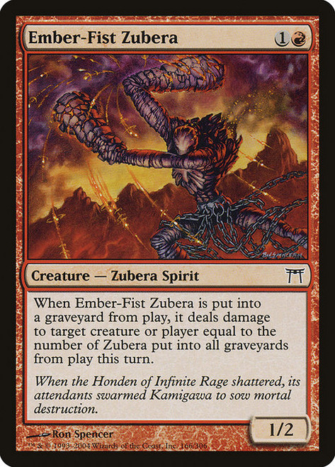 Ember-Fist Zubera (CHK) (Foil) (#166)