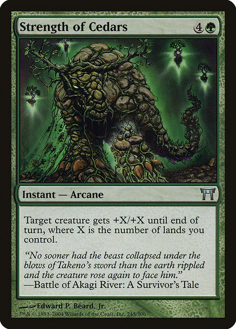 Strength of Cedars (CHK) (Foil) (#245)