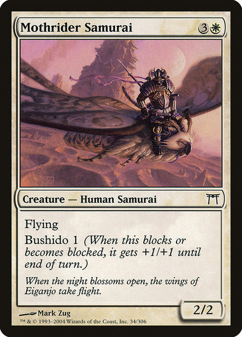 Mothrider Samurai (CHK) (Foil) (#34)