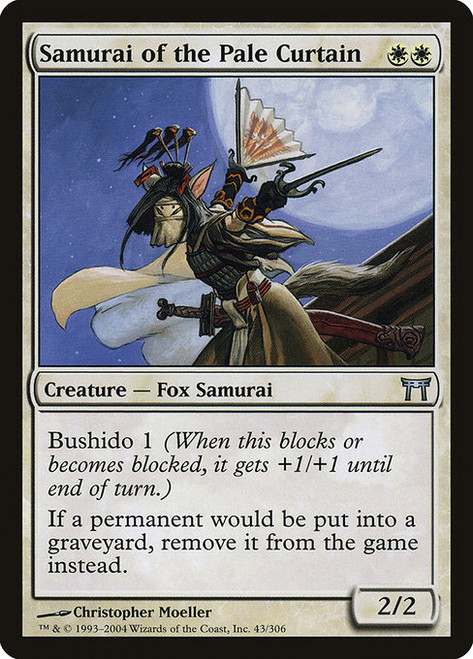 Samurai of the Pale Curtain (CHK) (Foil) (#43)