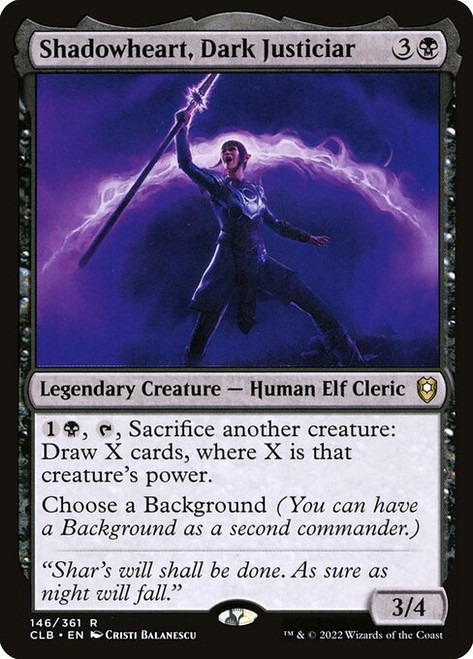 Shadowheart, Dark Justiciar (CLB) (Foil) (#146)