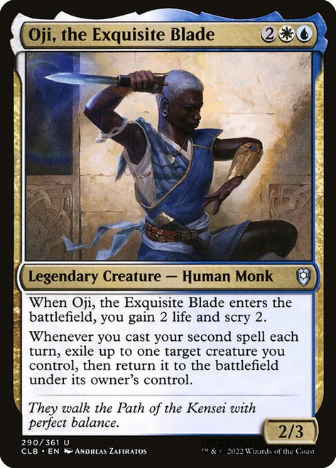 Oji, the Exquisite Blade (CLB) (Foil) (#290)