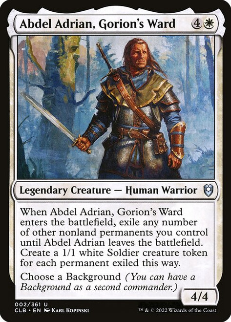 Abdel Adrian, Gorion's Ward (CLB) (#2)