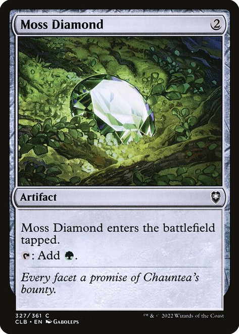 Moss Diamond (CLB) (Foil) (#327)